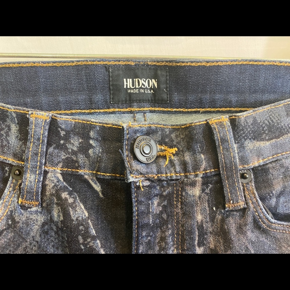 Hudson Jeans Snakeskin Print Denim Size 25 - Picture 4 of 10